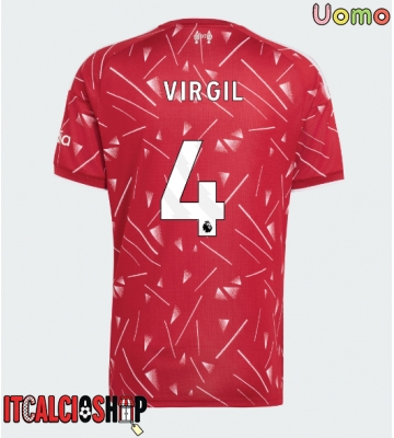 Liverpool Virgil van Dijk #4 Prima Maglia 2026-27 Manica Corta